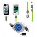 2-in-1 Retractable Cable (Lightning/Micro USB)